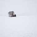 Abandoned Farmhouse Winter